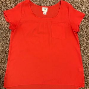 Flowy blouse size small Neon Soul coral